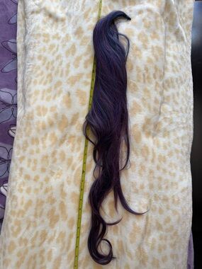 30” Long Layered Ponytail  Women’s Hair Extension in “ruby carnival”